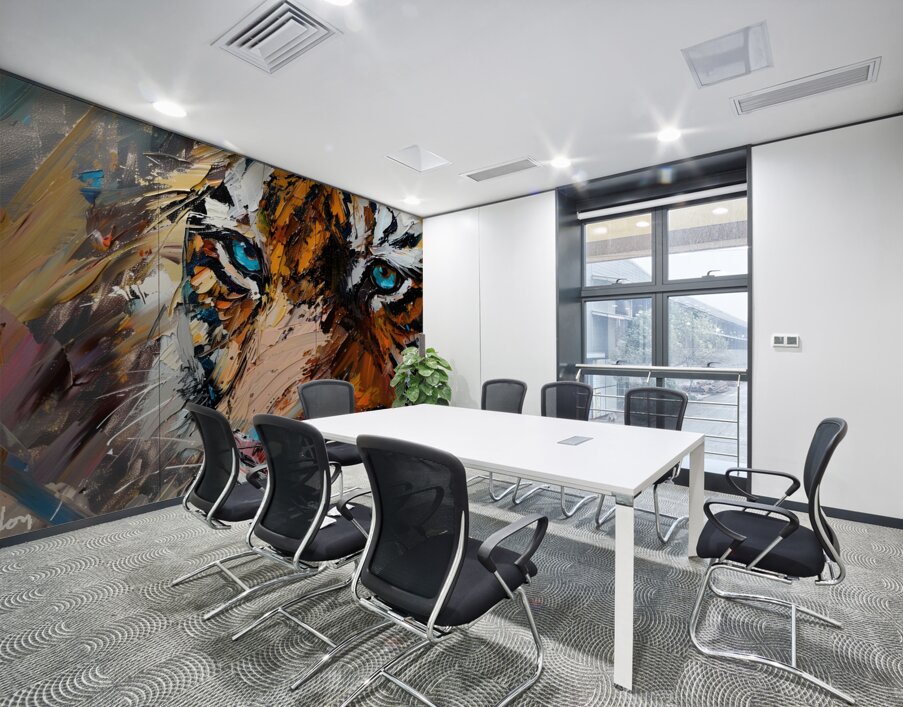 The Tiger 2 Wall Printing