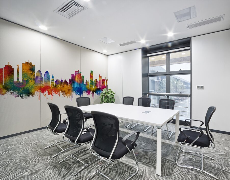 Kyiv Ukraine Skyline Wall Printing