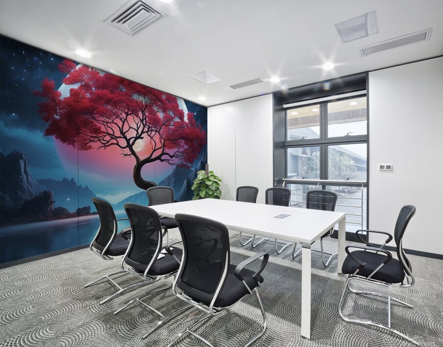 Inside a water drop Wall Printing