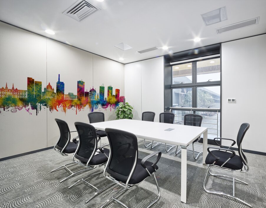 Lodz Poland Skyline Wall Printing