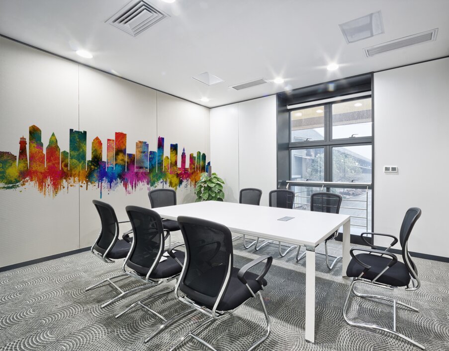 Miami Florida Skyline Wall Printing