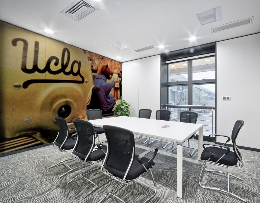 1980s ucla football helmet cart Wall Printing