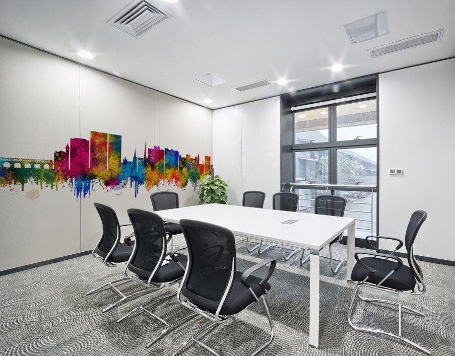 Preston England Skyline Wall Printing