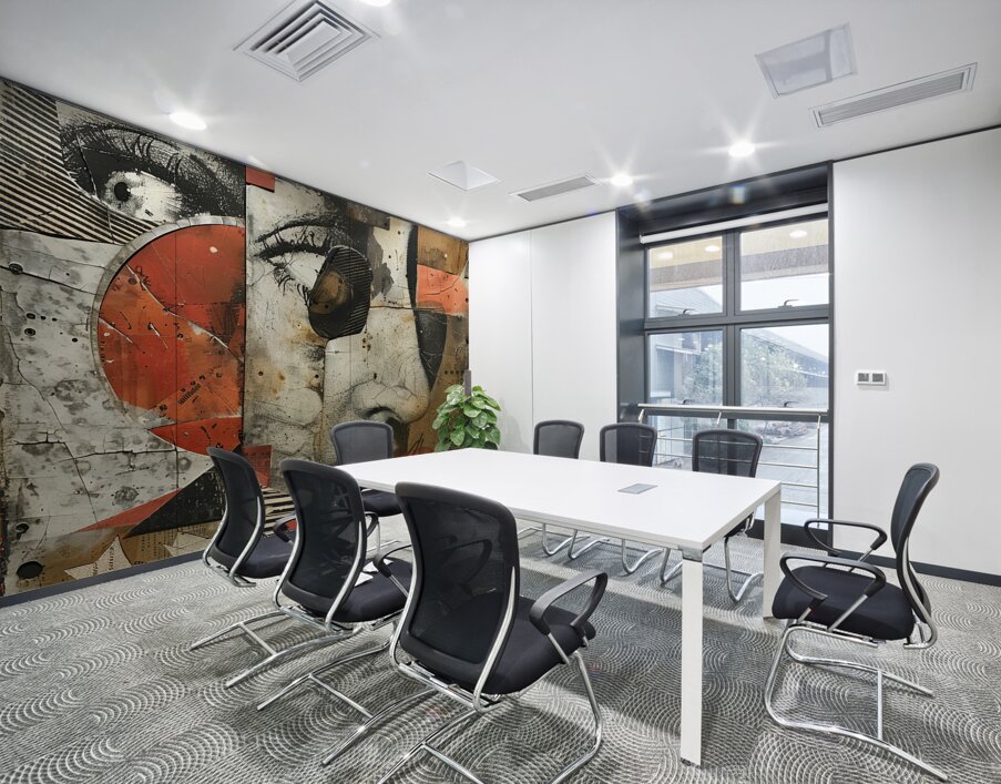 Fragmented Perception Wall Printing