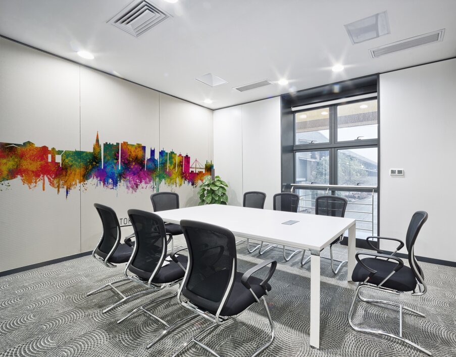 Stoke-on-Trent England Skyline Wall Printing