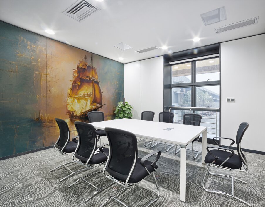 abstract oil painting that captures the essence of flowers  11 Wall Printing