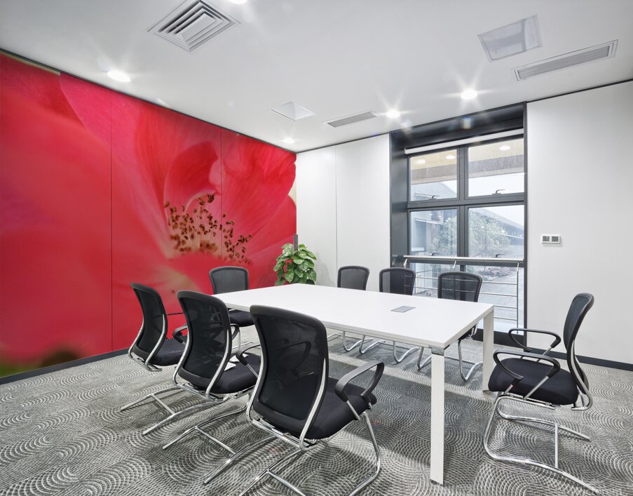 Red Rose Wall Printing