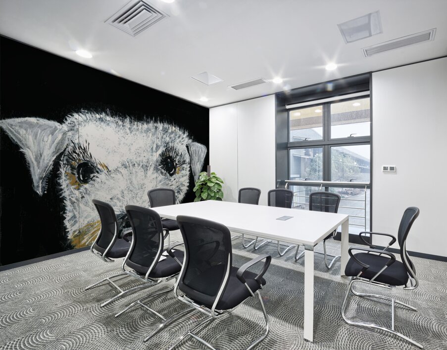 Schnauzer portrait Wall Printing