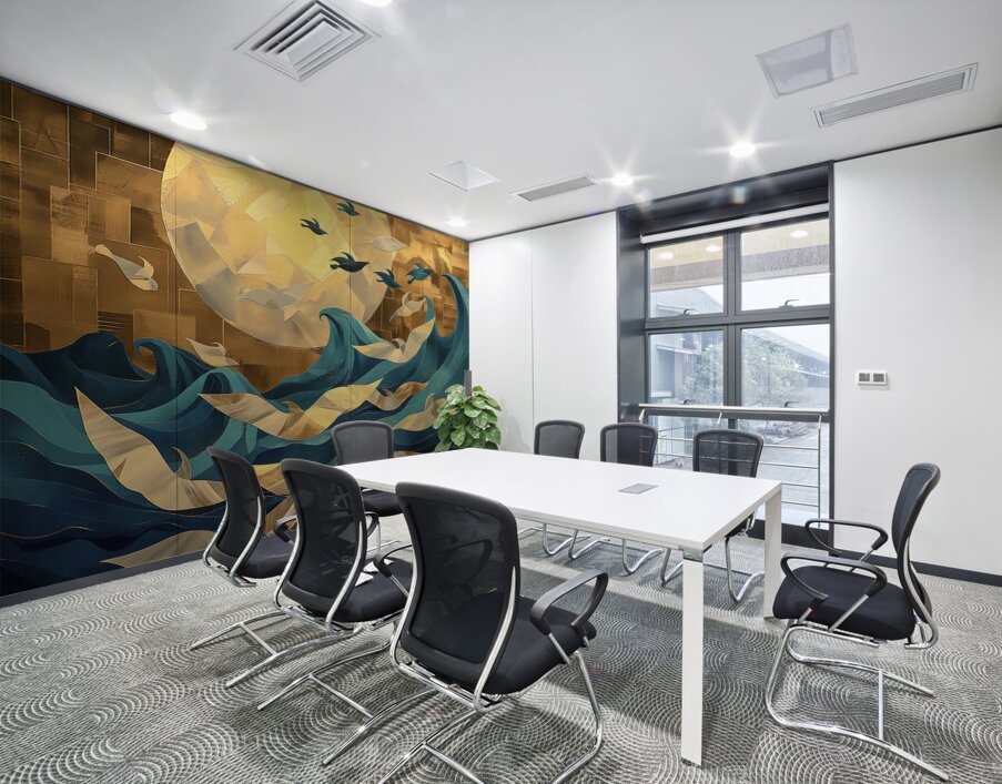 Migrations II Wall Printing