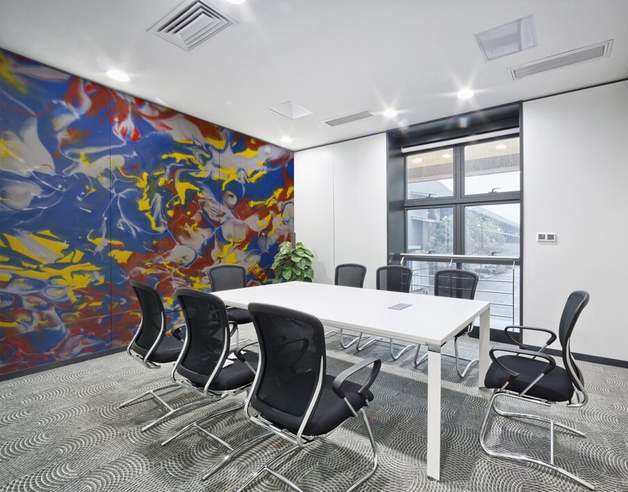 Marbled Harmony Wall Printing