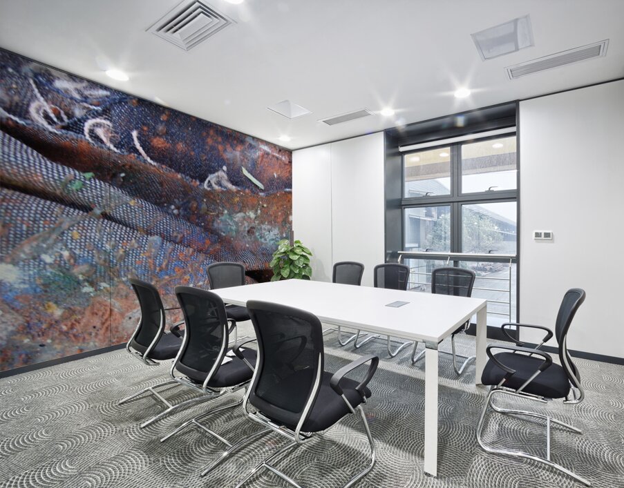 Textures of Time: Decay and Renewal Wall Printing