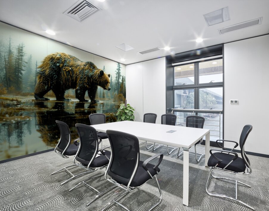 Bear Brand Wall Printing