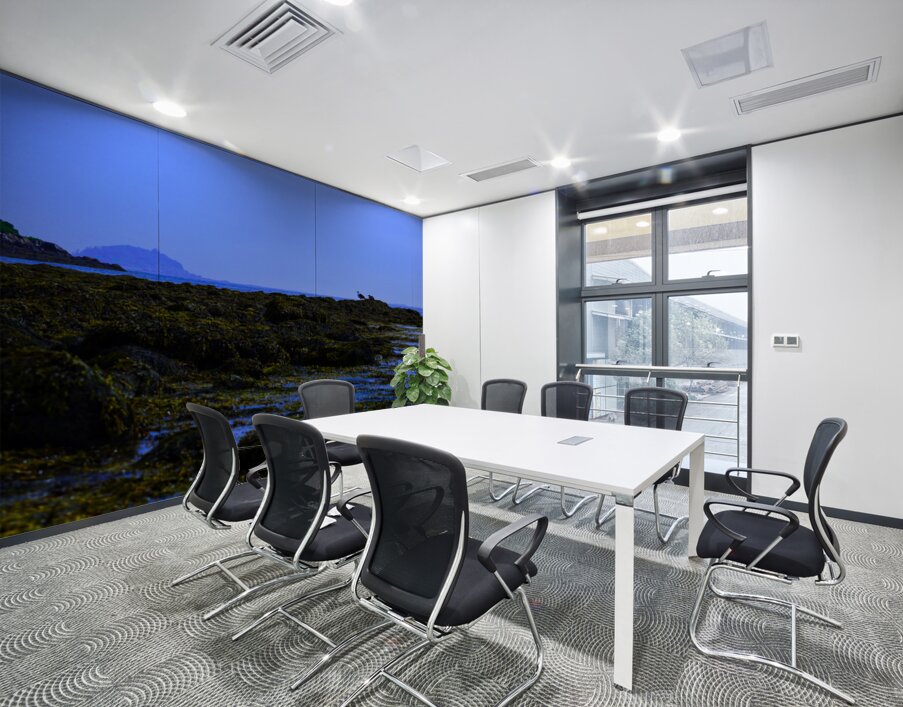 Blue Harpswell   Wall Printing