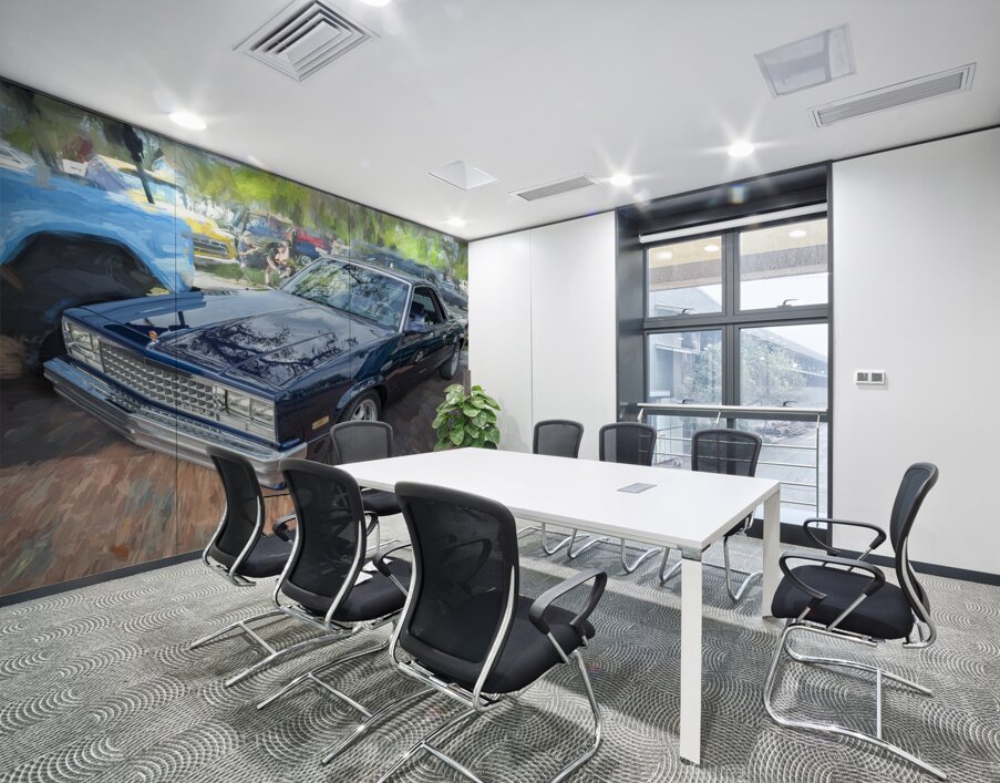 1982 Dark Blue Chevrolet El Camino SS X 5 Wall Printing