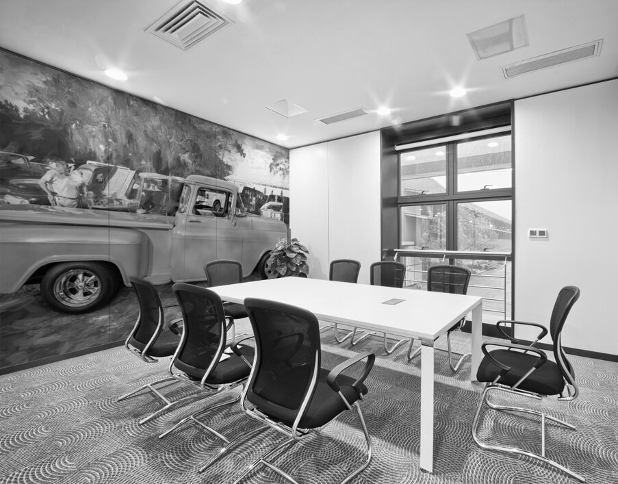  1957 Yellow Chevy Pick Up Truck 3100 Series X 3 Wall Printing