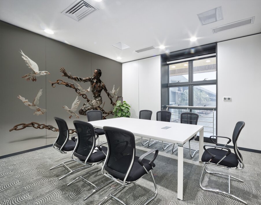 Liberations Embrace: Chains Transformed Wall Printing