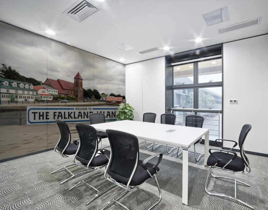 Welcome to Falklands sign in Stanley Falkland Islands Wall Printing