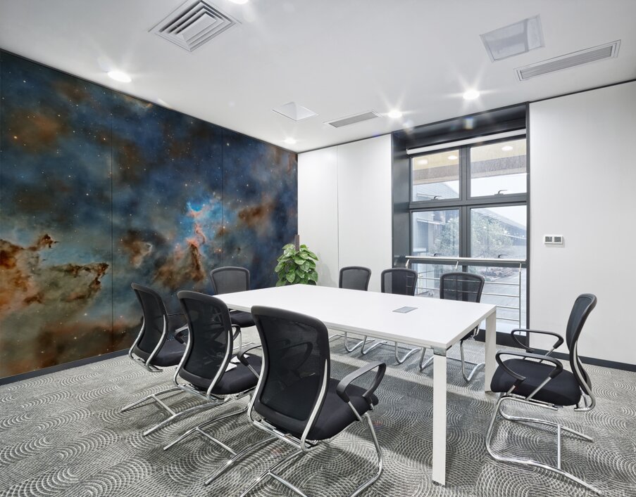 Melotte 15 The Heart of the Heart Nebula in SHO Wall Printing