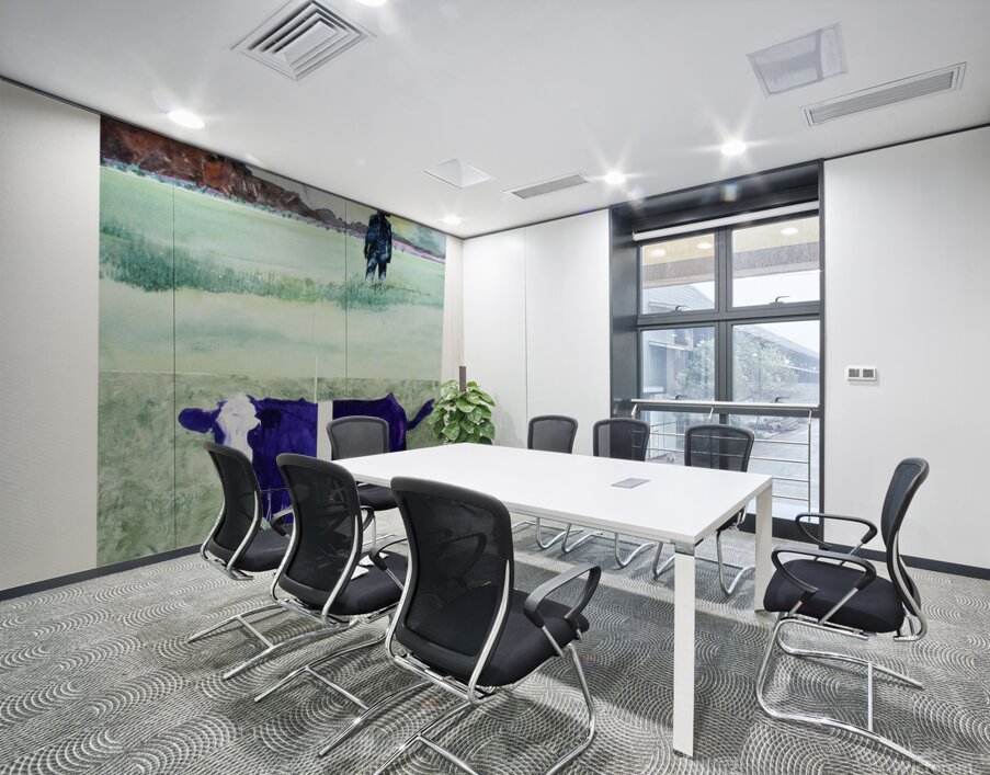 Border Cow Wall Printing