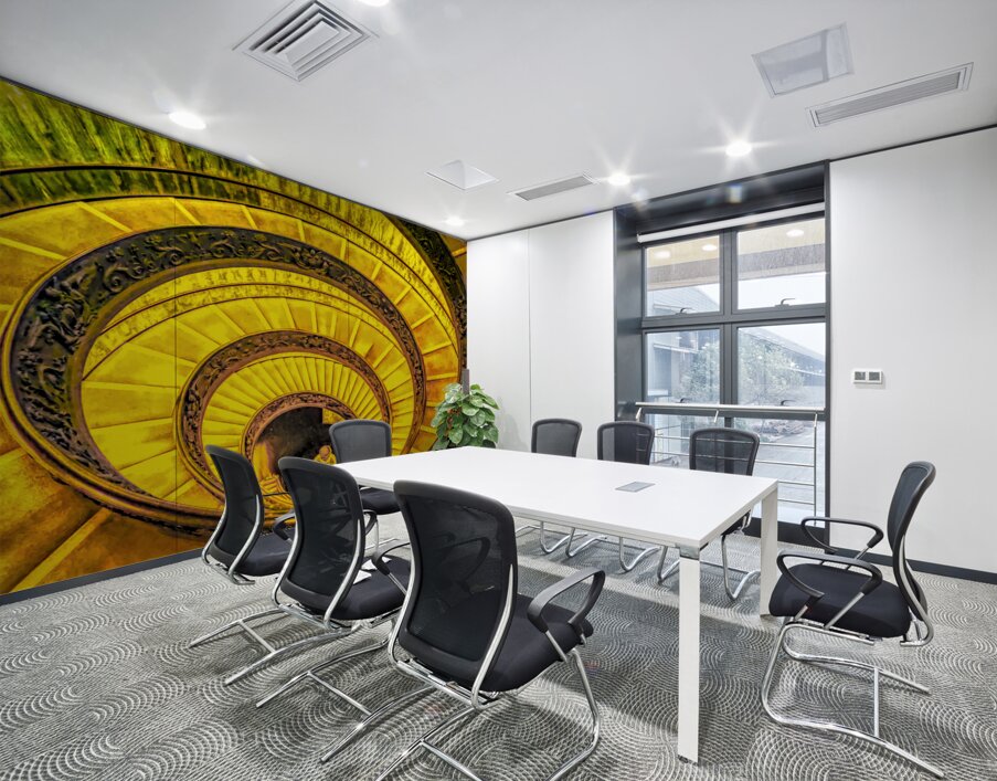 Vatican Circular Stairs Wall Printing