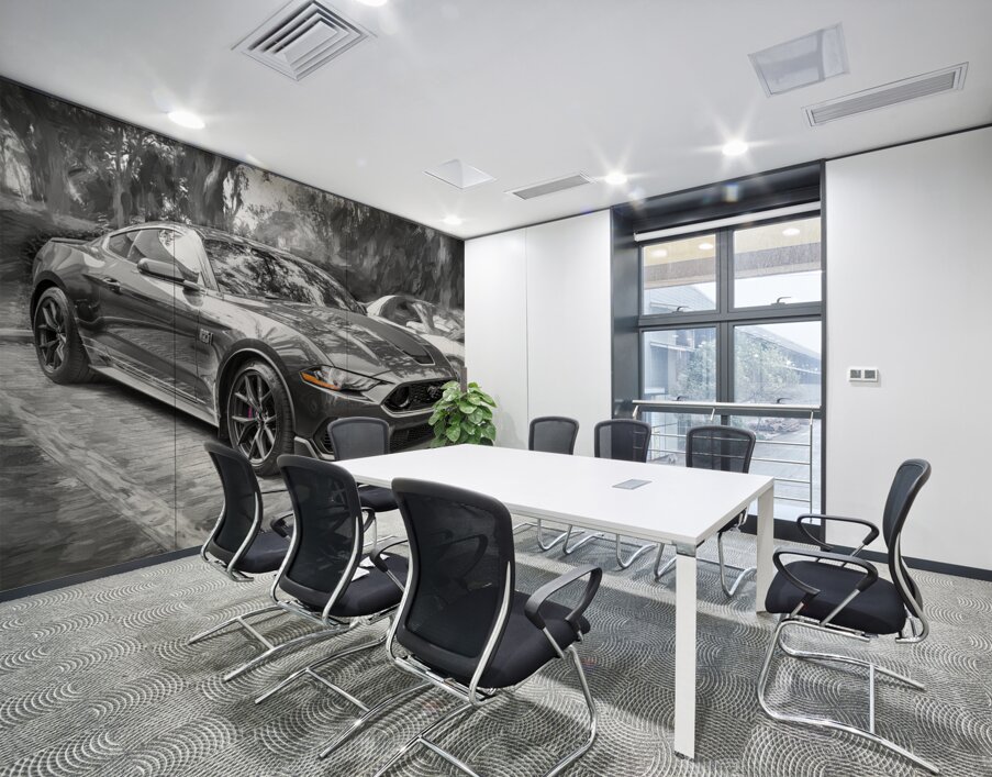  2022 Ford Mustang Mach 1 Eruption Green X 6 Wall Printing