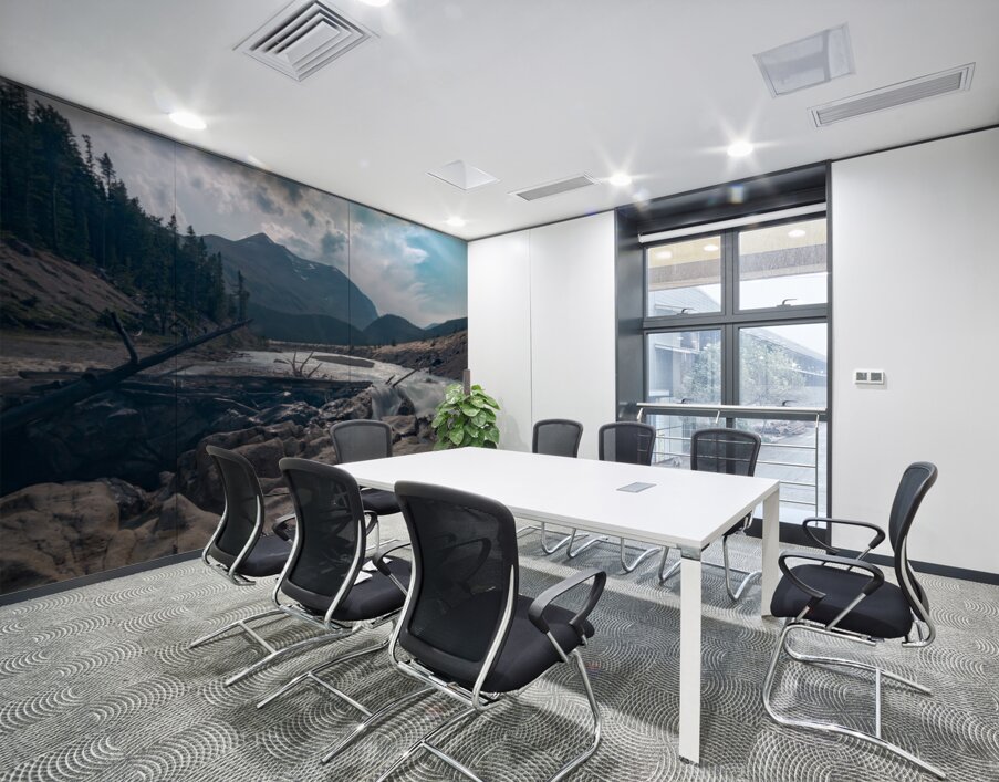 Banff to Jasper Rocky Waterfall Wall Printing