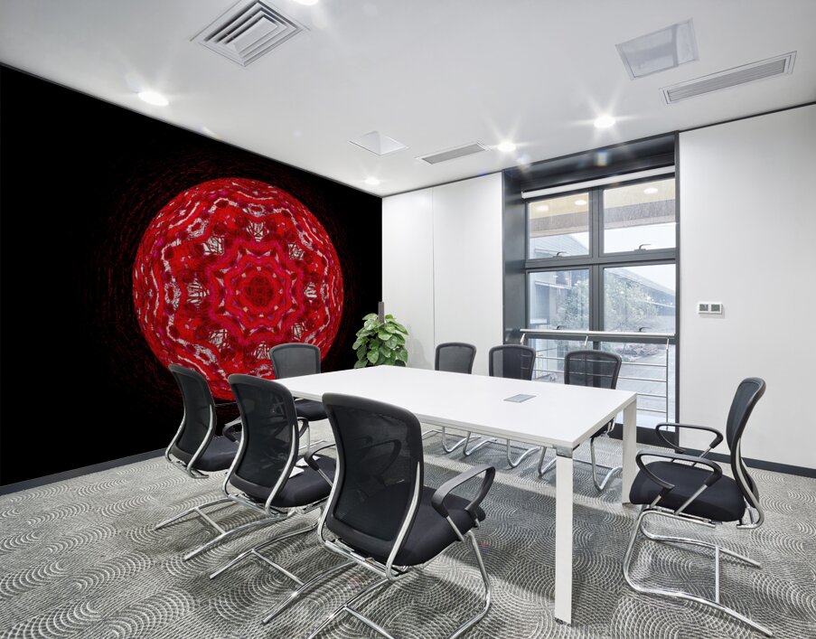 Cherry Chakra Wall Printing