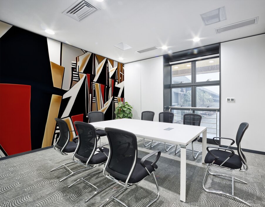 abstract geomatric art Wall Printing