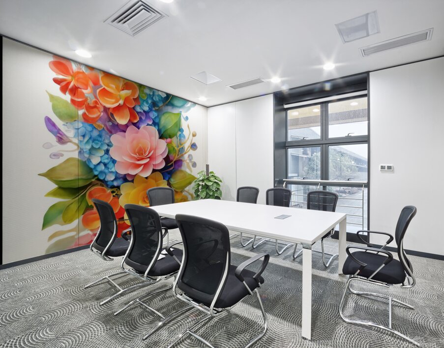 h flower 35 Wall Printing