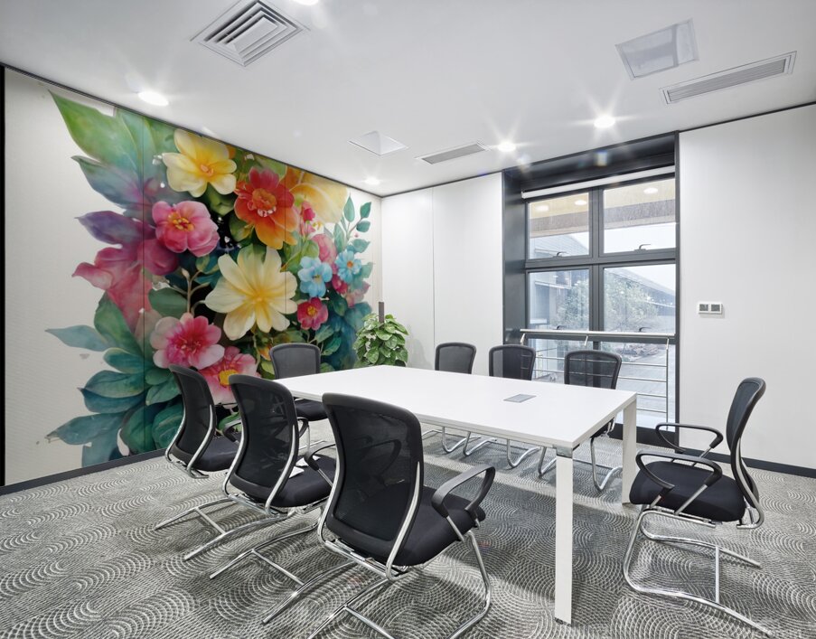 h flower 50 Wall Printing