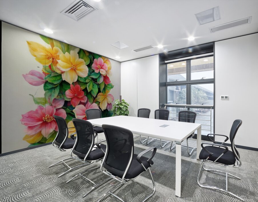 h flower 16 Wall Printing