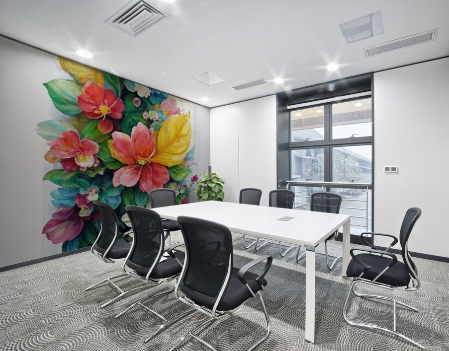 abstract oil painting of flowers 34 Wall Printing