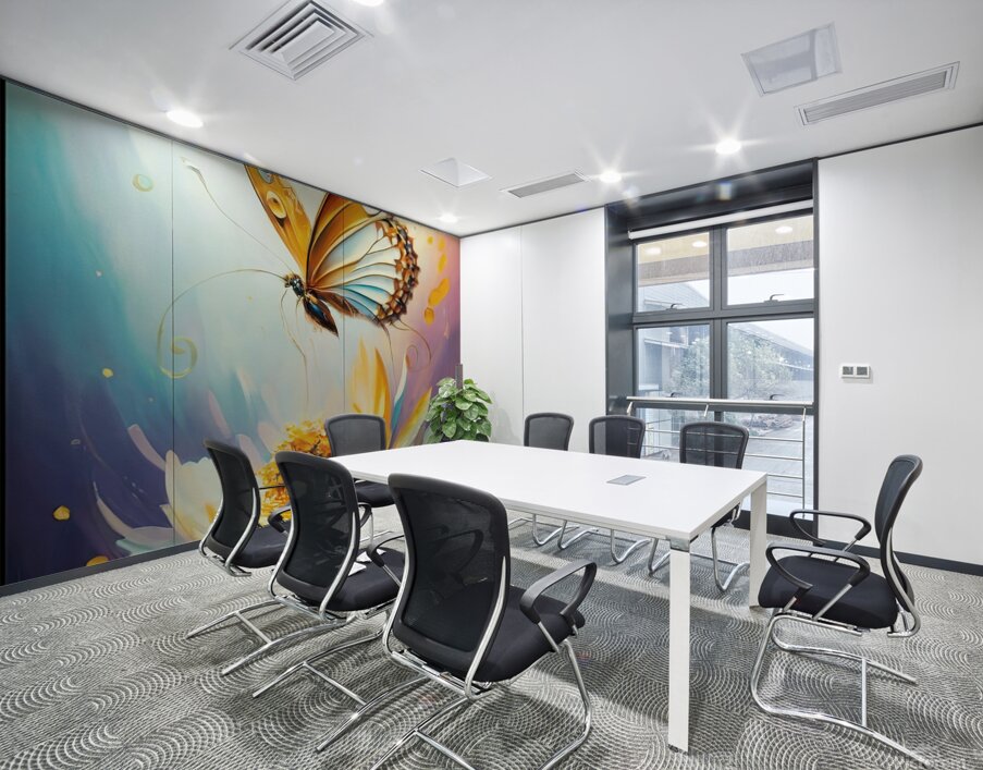 abstract oil painting of flowers 48 Wall Printing