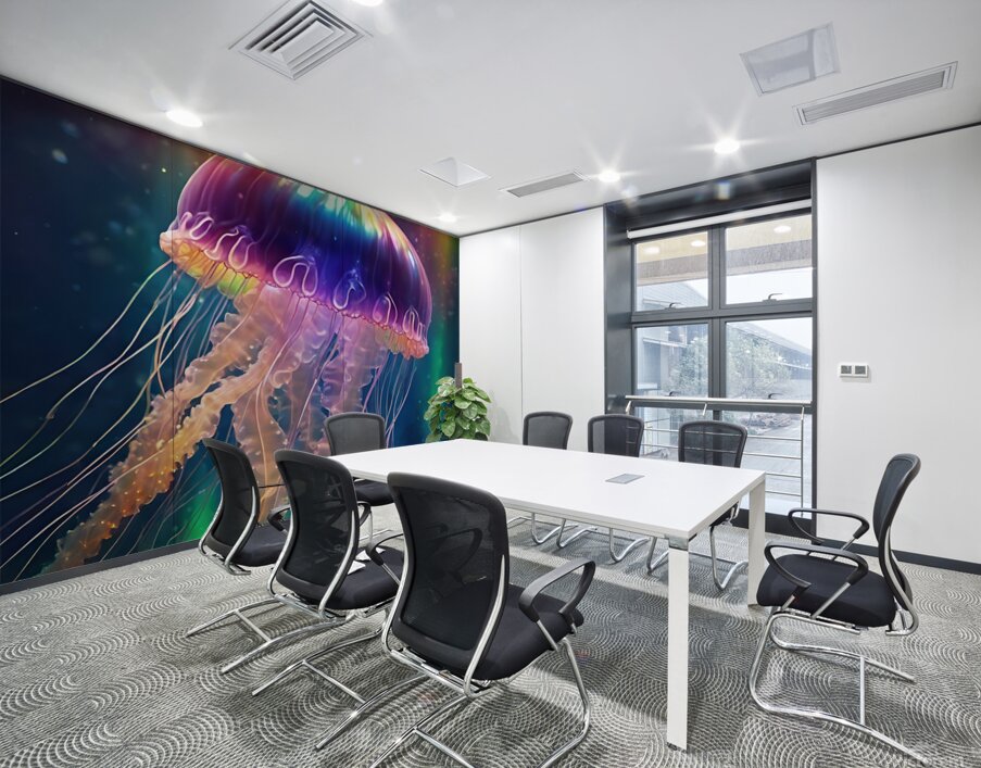 jellyfish Wall Printing
