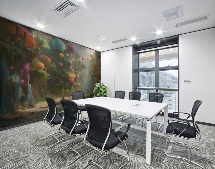 286769 Description  A wall painting exuding an at Wall Printing