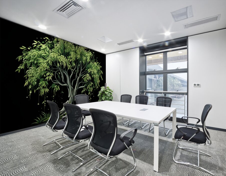 Serenity in Black and White Wall Printing