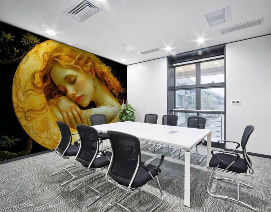 Lunar Lullaby Wall Printing