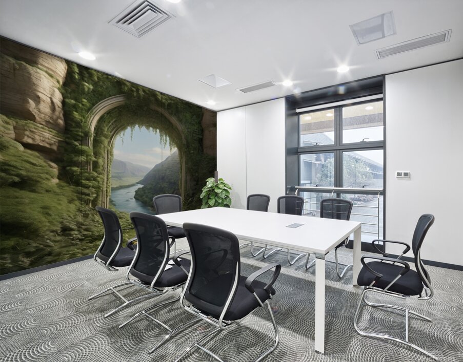  Verdant Archway in a Secret Valley  Wall Printing