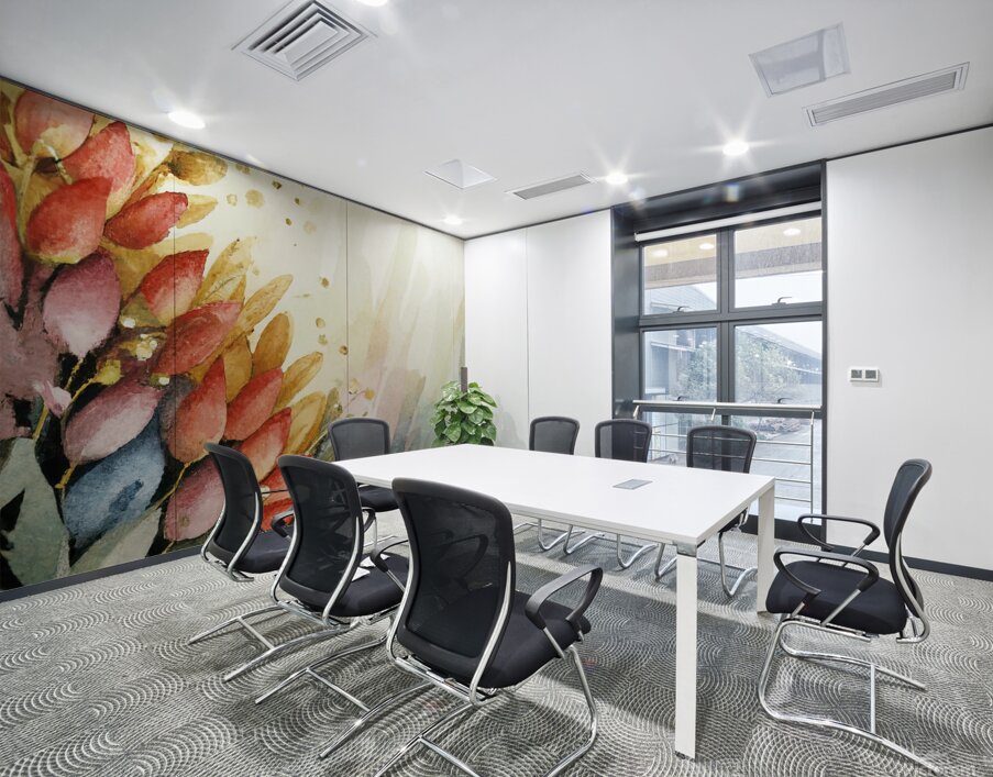 abstract oil painting of flowers 13 Wall Printing