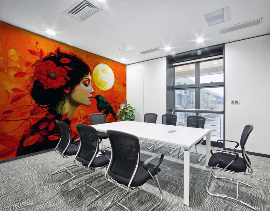 Sunset Companion  Wall Printing