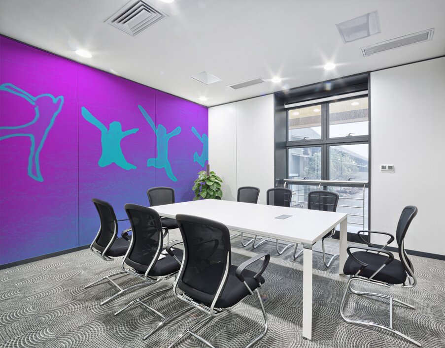 FIGURE CELEBRATE PINK Wall Printing