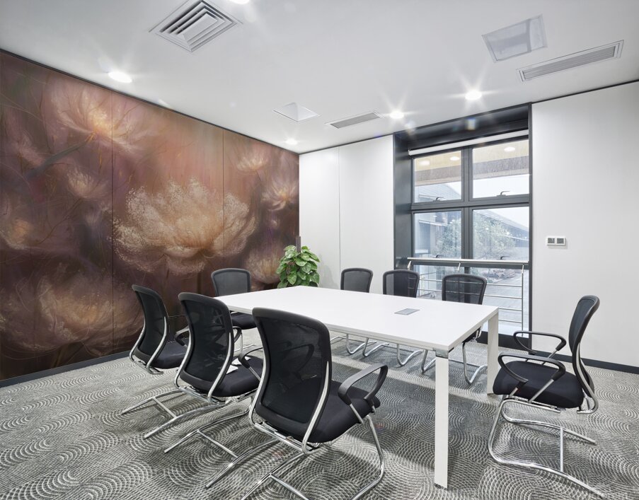 abstract oil painting of flowers 5 Wall Printing