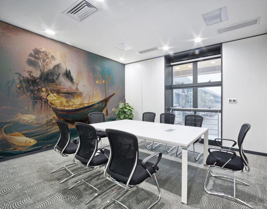 abstract oil painting of flowers 16 Wall Printing