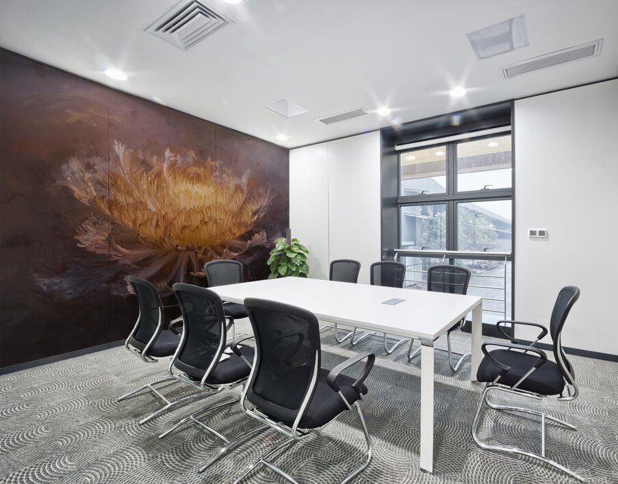 abstract oil painting of flowers 48 Wall Printing