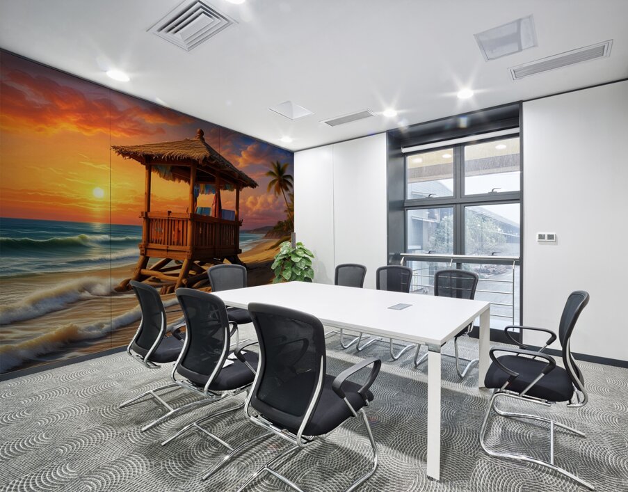 A Beachside Hut 2 Wall Printing