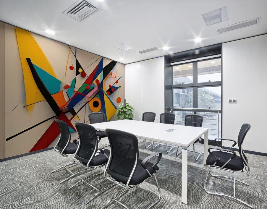 GROUCHO MARX 3D ABSTRACT Wall Printing