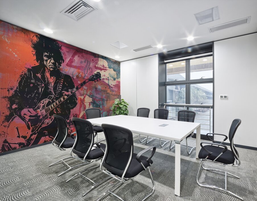 The Rock Rebellion of Keith Richards Wall Printing