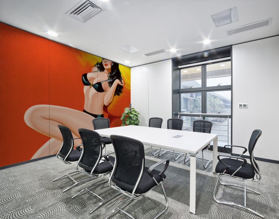 Beauty Parade. pulp cover. February 1947 Wall Printing