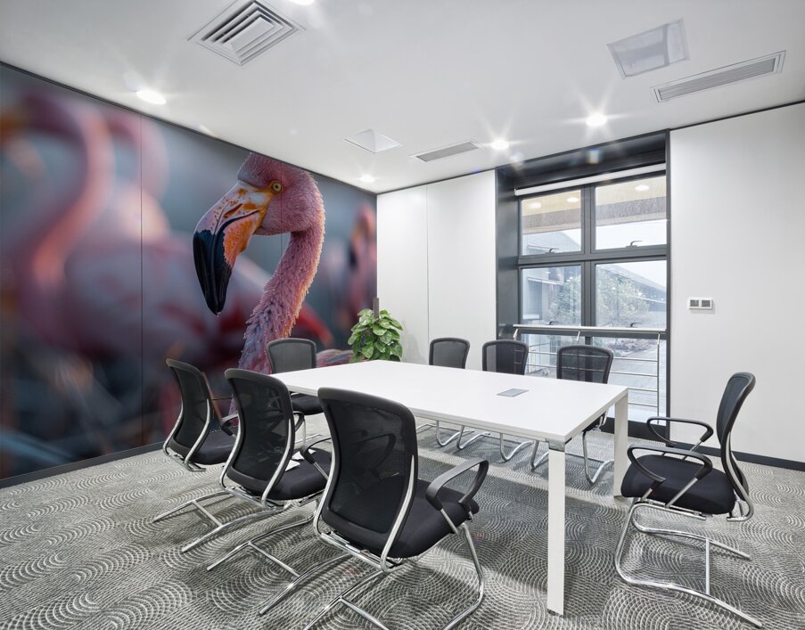 Flamingos  Wall Printing