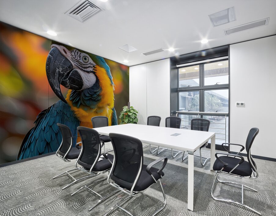 Breathtaking Macaw Wall Printing